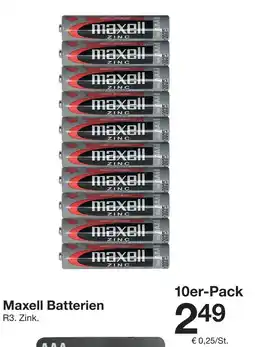 Zeeman Maxell Batterien Angebot