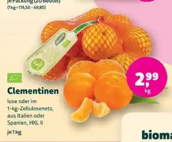 Biomarkt Clementinen Angebot