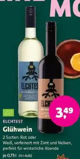 Biomarkt ELCHTEST Glühwein Angebot