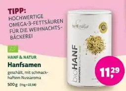 Biomarkt HANF & NATUR Hanfsamen Angebot