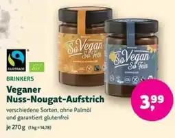 Biomarkt BRINKERS Veganer Nuss-Nougat-Aufstrich Angebot