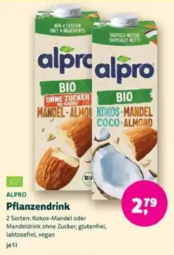 Biomarkt ALPRO Pflanzendrink Angebot