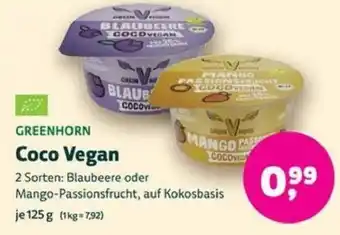 Biomarkt GREENHORN Coco Vegan Angebot