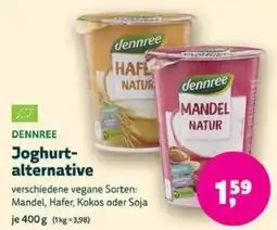 Biomarkt DENNREE Joghurtalternative Angebot