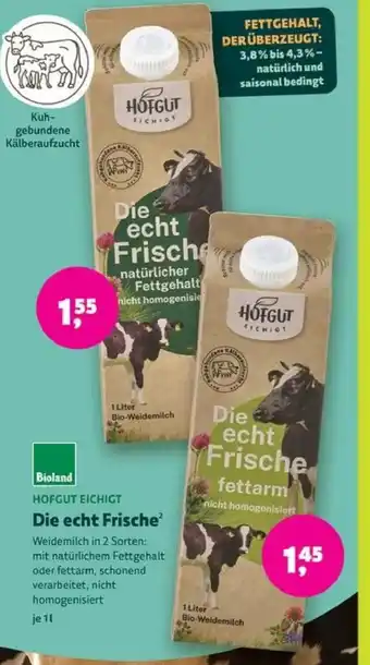 Biomarkt HOFGUT EICHIGT Die echt Frische Angebot