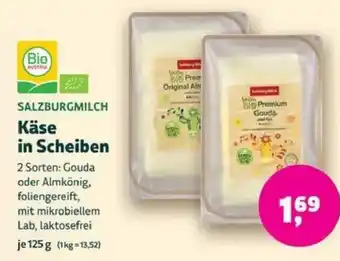 Biomarkt SALZBURGMILCH Käse in Scheiben Angebot