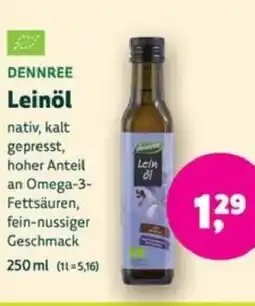 Biomarkt DENNREE Leinöl Angebot