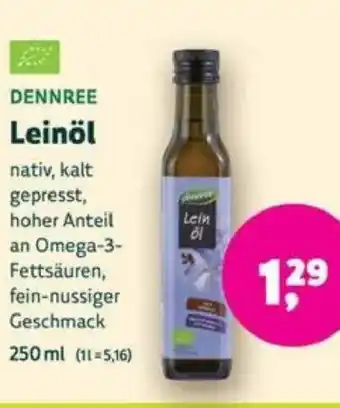 Biomarkt DENNREE Leinöl Angebot