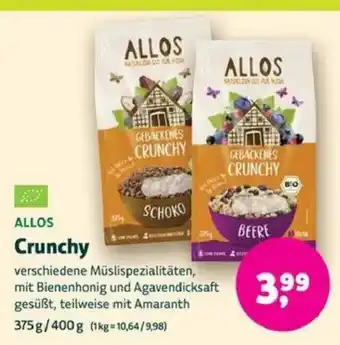 Biomarkt ALLOS Crunchy Angebot