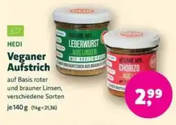Biomarkt HEDI Veganer Aufstrich Angebot