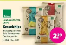 Biomarkt Bioland LANDKARTOFFELCHIPS Kesselchips Angebot