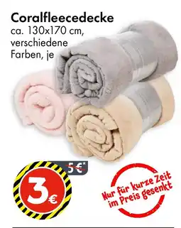 TEDi Coralfleecedecke Angebot