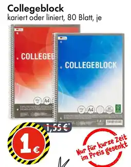 TEDi Collegeblock Angebot