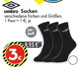 TEDi umbro Socken 3er- Pack Angebot