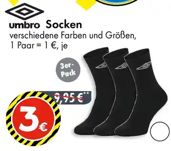 TEDi umbro Socken 3er- Pack Angebot