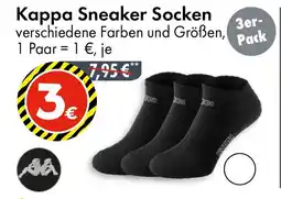 TEDi Kappa Sneaker Socken 3er- Pack Angebot