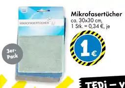 TEDi MIKROFASERTÜCHER 3er- Pack Angebot