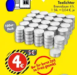 TEDi Teelichter Angebot