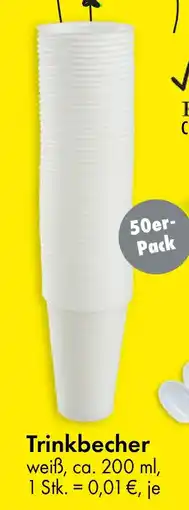TEDi Trinkbecher 50er- Pack Angebot