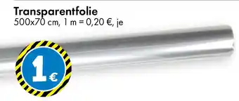 TEDi Transparentfolie Angebot