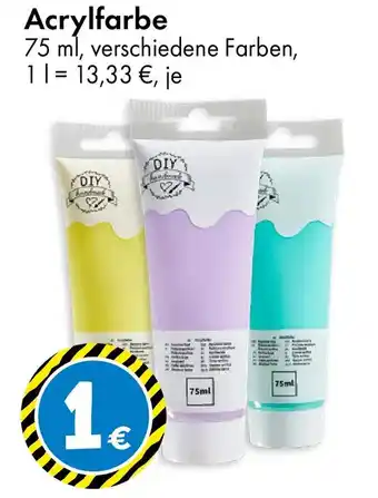 TEDi Acrylfarbe Angebot