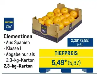 METRO METRO Chef Clementinen Angebot