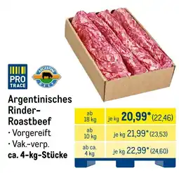 METRO Argentinisches Rinder- Roastbeef Angebot