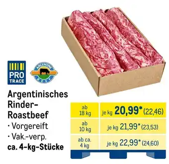 METRO Argentinisches Rinder- Roastbeef Angebot