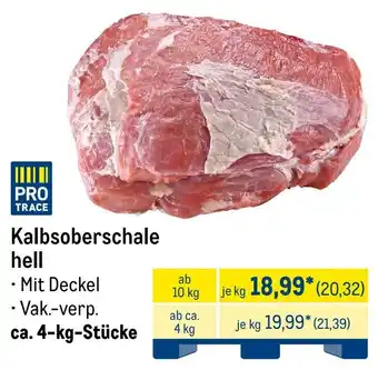 Kalbsoberschale hell