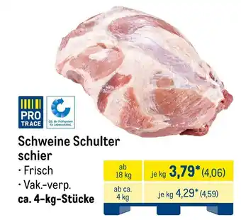 METRO Schweine Schulter schier Angebot
