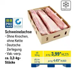 METRO Schweinelachse Angebot
