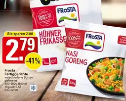 WEZ Frosta Fertiggerichte Angebot