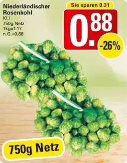 WEZ Niederländischer Rosenkohl Angebot
