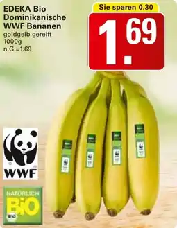 WEZ EDEKA Bio Dominikanische WWF Bananen Angebot