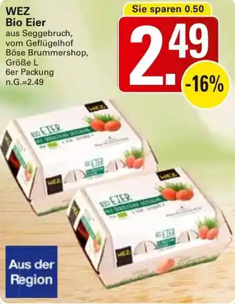 WEZ WEZ Bio Eier Angebot