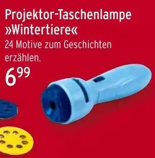 WEZ Projektor-Taschenlampe Wintertiere Angebot