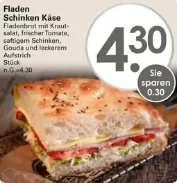 WEZ Fladen Schinken Käse Angebot