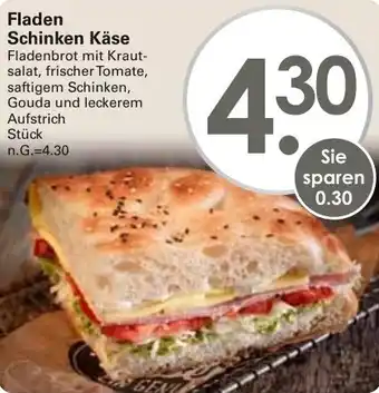 WEZ Fladen Schinken Käse Angebot