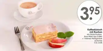 WEZ Kaffeeklatsch mit Kuchen Angebot