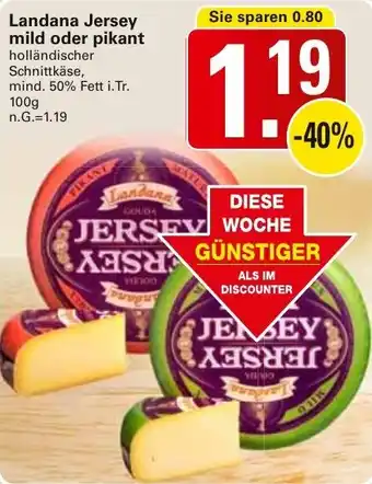 WEZ Landana Jersey mild oder pikant Angebot