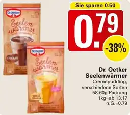 WEZ Dr. Oetker Seelenwärmer Angebot