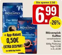 WEZ Mövenpick Kaffee Angebot