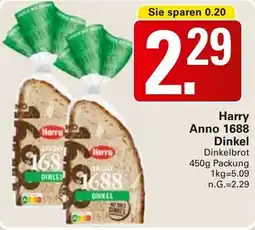 WEZ Harry Anno 1688 Dinkel Angebot
