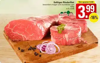 WEZ Saftiges Rinderfilet Angebot