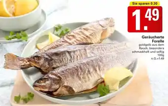 WEZ Geräucherte Forelle Angebot