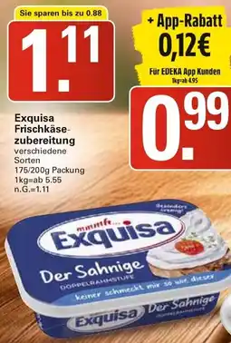 WEZ Exquisa Frischkäse- zubereitung Angebot