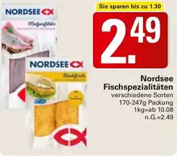WEZ Nordsee Fischspezialitäten Angebot