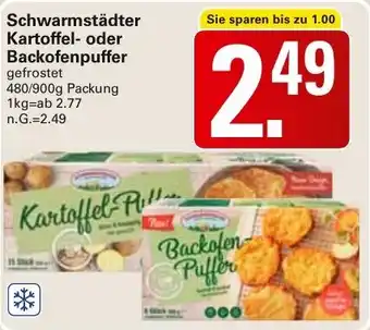 WEZ Schwarmstädter Kartoffel- oder Backofenpuffer Angebot