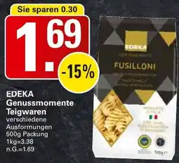 WEZ EDEKA Genussmomente Teigwaren Angebot