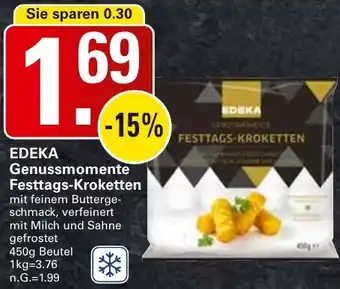 WEZ EDEKA Genussmomente Festtags-Kroketten Angebot